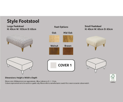 Buoyant Style Small Footstool