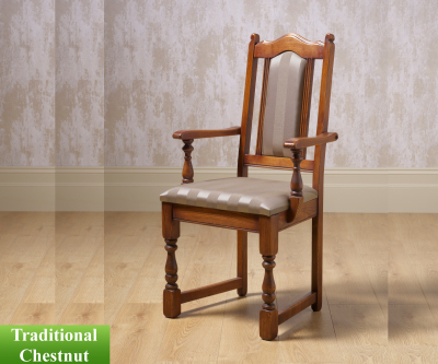 Old Charm Classic 2068 Lancaster Dining Carver Chair