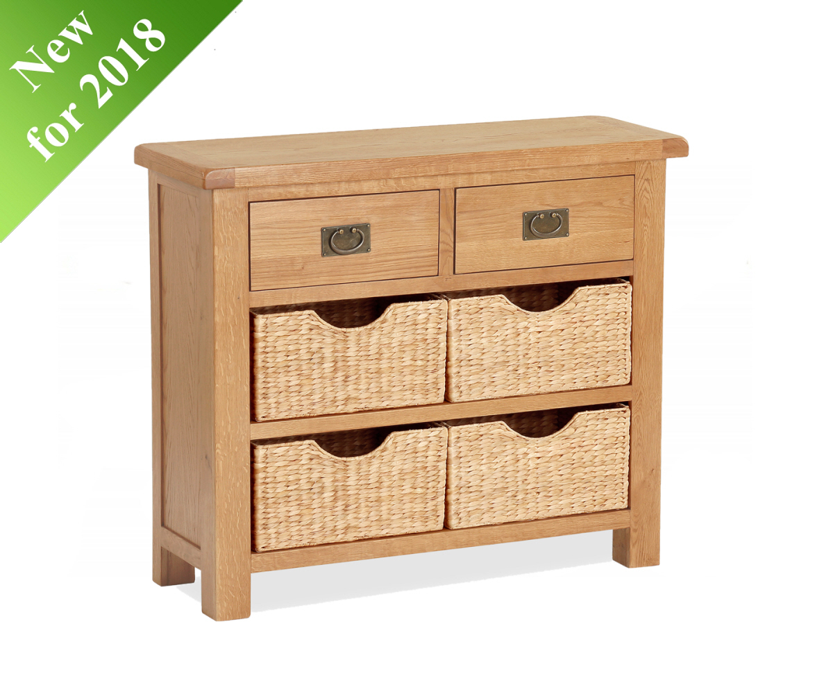 Intotal Great Baddow Small Sideboard with Baskets