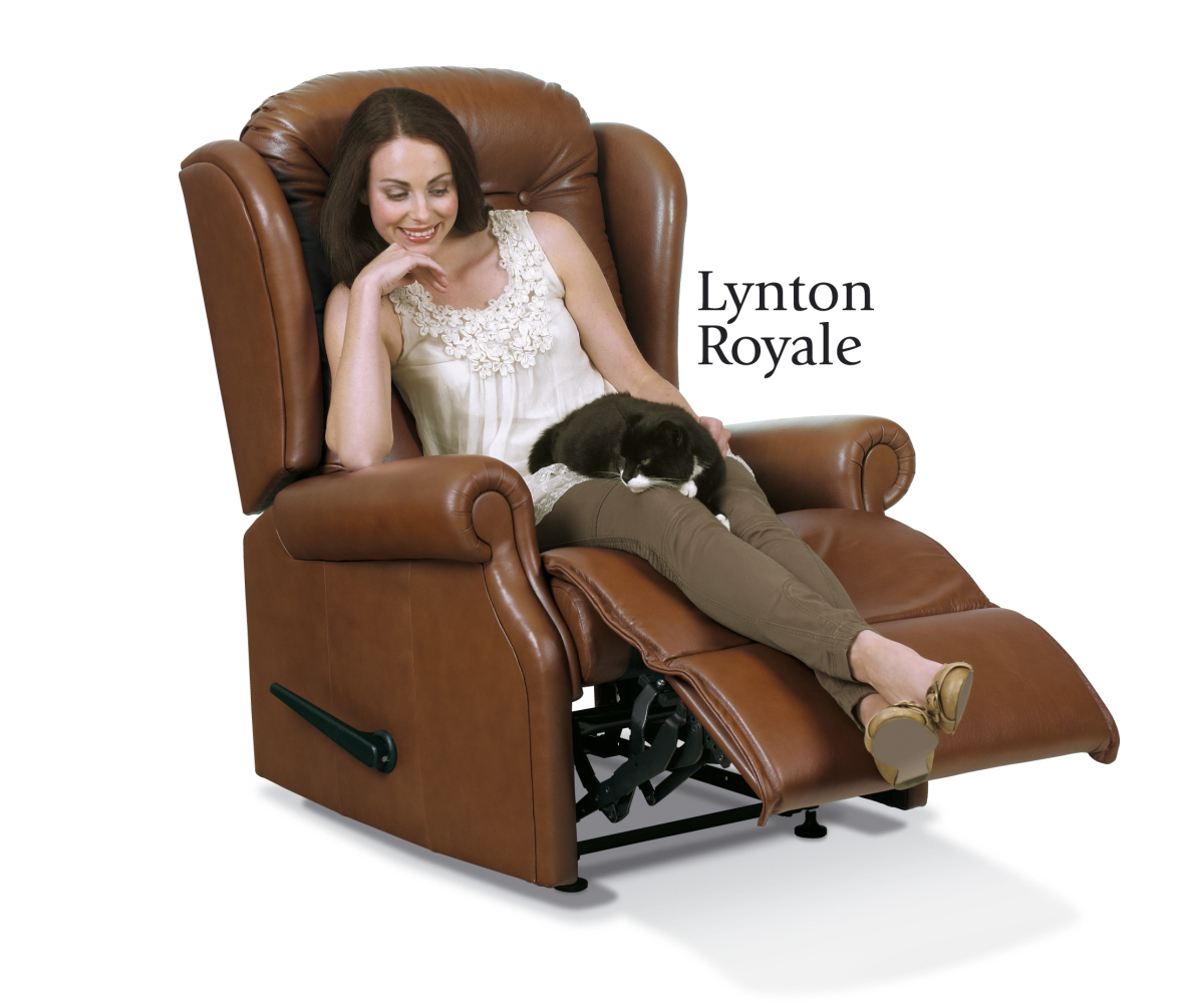 Sherborne Lynton Hide Royale Recliner Chair Manual or Electric Option