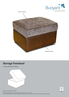 Buoyant Universal Storage Footstool