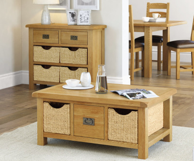 Intotal Great Baddow Small Sideboard with Baskets